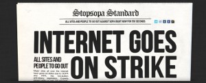 SOPA – protesta mondiale SOPA – protesta mondiale